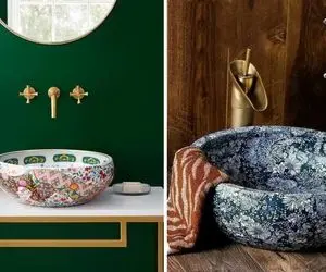 روشویی هایی که به زودی ترند میشن / قبلا تو اینا آبدوغ خیار میخوردیم حالا شدن روشویی