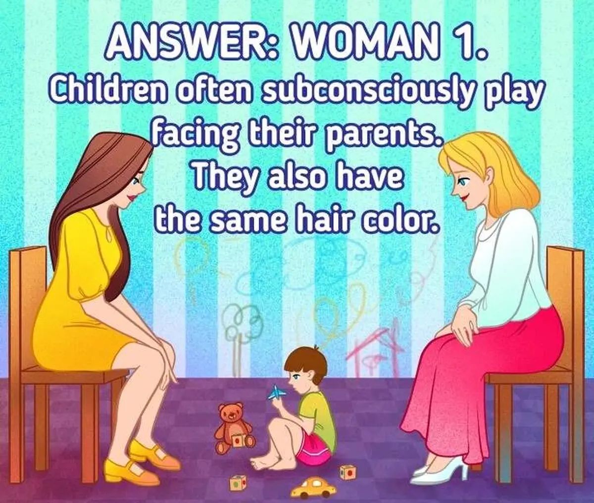 WhoIsTheMotherOfTheChildInPicturePuzzleIQTestAnswer