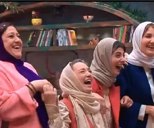 سوتی خندان / نعیمه نظام دوست وقتی بهنوش خرابکاری میکنه یچی بهش میگه همه گیم اور میشن