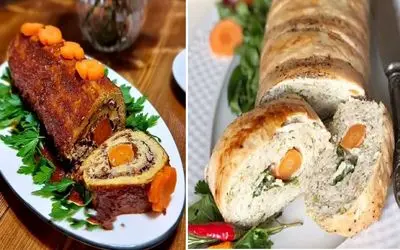 طرز تهیه رولت مرغ مجلسی / یه غذای شیک و همه چی تموم واسه مهمونی هاتون