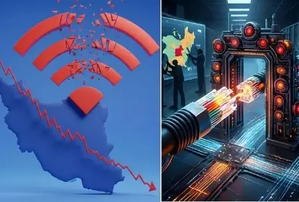 قطعی اینترنت در ایران همزمان با رفع فیلتر تلگرام در عراق؛ به اینترنت برسانید سلام