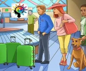 تست هوش تصویری؛ اگه خدای هوشی بیا بگو چه مشکلی بین این دوتا خانم و آقا پیش اومده؟!
