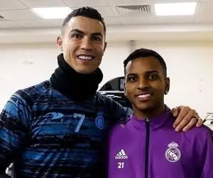 (ویدیو) ترس بازیکن جوان رئال از دیدن رونالدو!