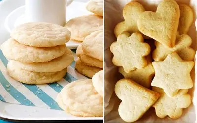 طرز تهیه بیسکوئیت شکری ساده و خوشمزه / دستور راحت + نکات پخت