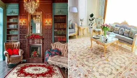 رنگ فرش هایی که دیگر در دکوراسیون مد نیستن؛ اگه فرشت این رنگیه شب ساعت 9 بذارش آشغالی