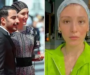 وقتی نوید محمدزاده واسه فرشته خط قرمز مرمز حالیش نی؛ تیپ غربتی خانوم که باس چشارو بست!