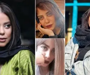 قُلدربازی "الهام اخوان" با تیپی که داره منفجر مِره؛ گیسای شاخ شاخیش عجیب چووووخ گوزله!