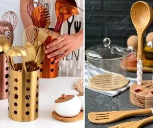 جذاب ترین مدل های کفگیر ملاقه / اینا هم مثل یه نو عروس خوشگلن و هم مثل کوزت کار میکنن