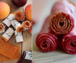 طرز تهیه لواشک آلو و آلبالو | بدون نیاز به آفتاب