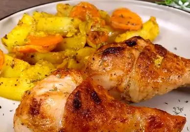 آموزش آشپزی؛ ران مرغ خوشمزه ای که مثل کره تو دهن آب میشه