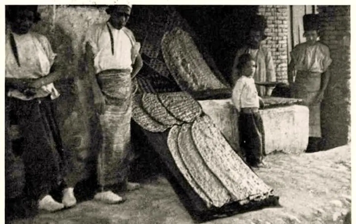 تاریخچه نان سنگک