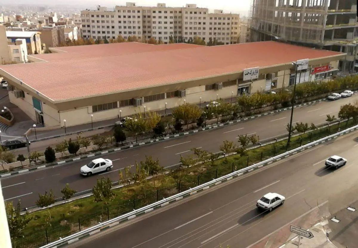 بازار+جنت+آباد+تهران+قبل+و+بعد+از+آتش+سوزی+امروز+(1)