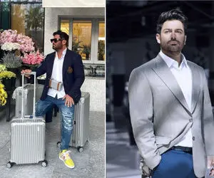 استایل ویبرانت و فسفری محمد رضا گلزار؛ تازه دوماد بعد ازدواج چه کلاسیک پوش قهاری شده!