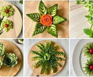 ایده های خلاقانه؛ سالاد قراره سر سفره دلبری کنه پس خوشگل تزئین کردنشو یاد بگیر