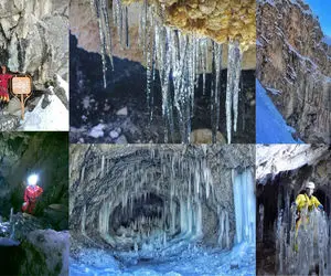 غار یخ مراد کرج، زیبا و مرموزترین غار ایران