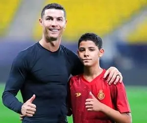 پسر رونالدو آبروی کریس را برد!