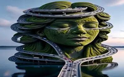 معماری خلاقانه؛ با الهام از مادر طبیعت کوهو تراشیدن دورش جاده پیچی ساختن شاهکاره