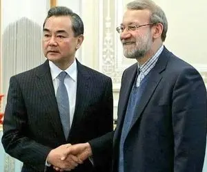 دیدار وزیر امور خارجه چین با لاریجانی مسئول پیگیری قرارداد ۲۵ ساله ایران - چین!