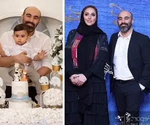 (عکس) تولد فرزند دوم محسن تنابنده؛ شباهت عجیب تنابنده با شوهر خانوم خواننده!