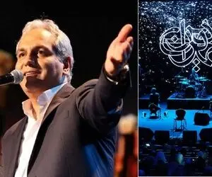 آواز پر طمطراق؛ وقتی مهران مدیری خوند امشب شب مهتابه کل سالن گفتن حبیبم رو می خوام