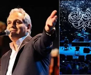 آواز پر طمطراق؛ وقتی مهران مدیری خوند امشب شب مهتابه کل سالن گفتن حبیبم رو می خوام
