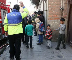 صبح امروز شیرخوارگاه آمنه در آتش سوخت!+ عکس