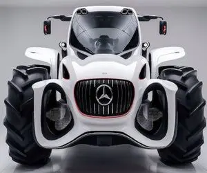 ماشین های لوکس؛ هیولایی و بزرگترین ترین تراکتور جهان با چرم تمساح ساخته شده