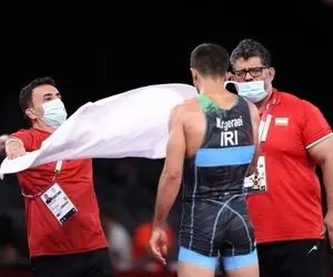 محمدرضا گرایی به نیمه نهایی کشتی فرنگی المپیک 2020 توکیو رسید