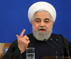 روحانی: به عنوان رئیس دولت اعلام می‌کنم تحریم ها شکسته شد