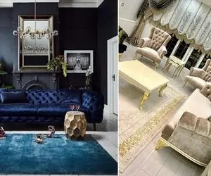 چیدمان شیک مبلمان / واسه خونه ای که سر و تهش یکیه انقدر کوچیه باید اینجوری مبل چید