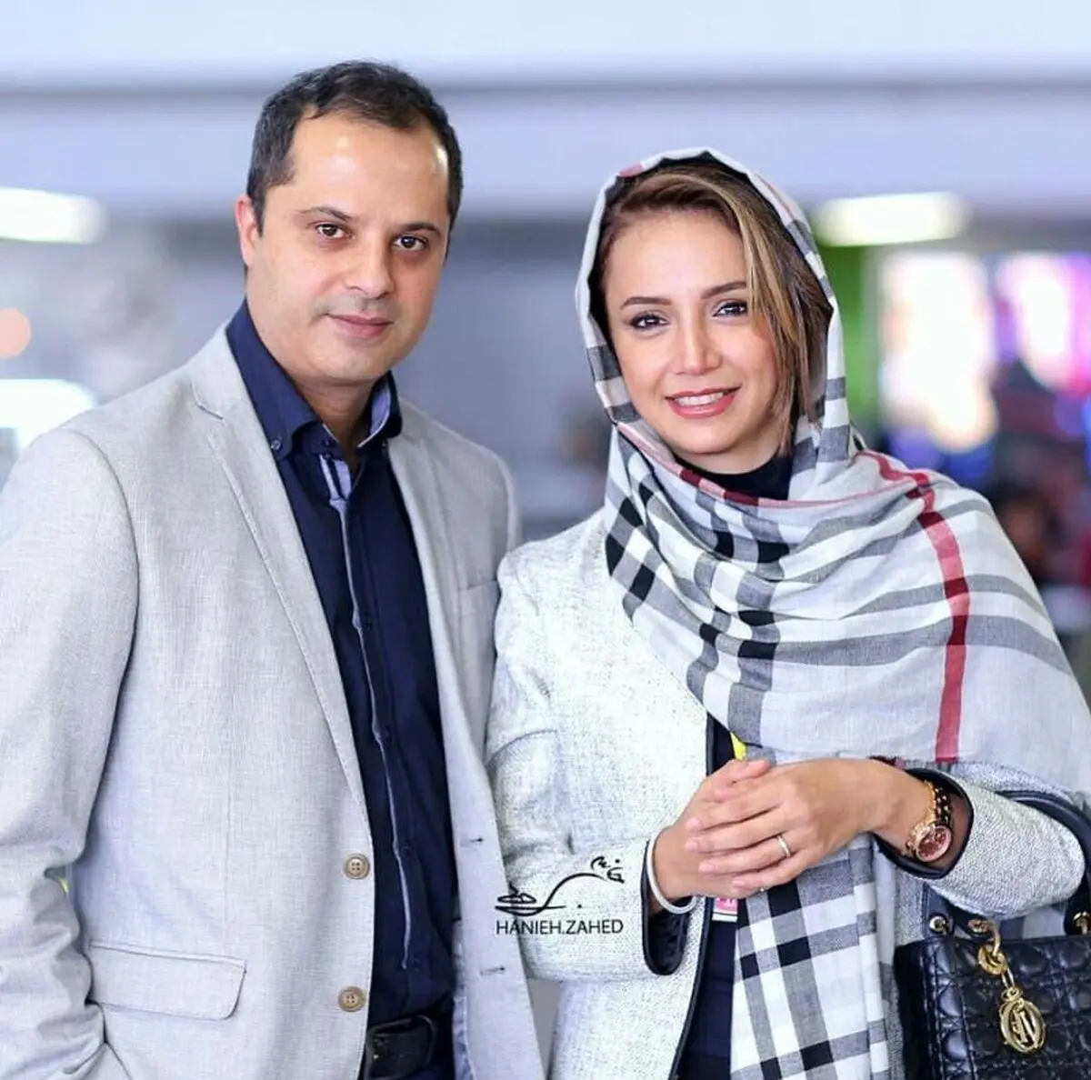 شبنم قلی خانی و همسرش