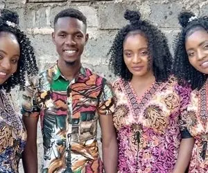 (عکس) ازدواج خواهران سه قلوی همسان همزمان با یک مرد!