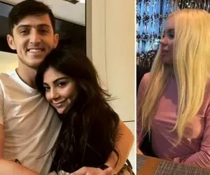 عشق بازی سردار آزمون و نامزدش در جت اختصاصی!