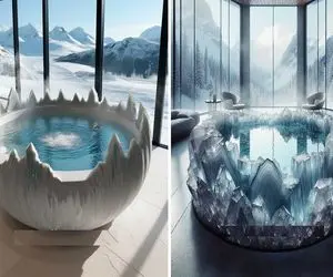 چیدمان وان کریستال برای افزایش تندرستی/ تلفیقی لوکس از هنر، طبیعت و سلامتی