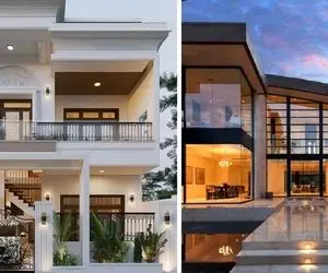 انواع مدل نمای ساختن ویلایی مدرن / ایده هایی از خاص ترین و ترند ترین شکل و شمایل نما