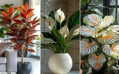 گیاهان آپارتمانی خاص و لاکچری که کمتر کسی داره؛ از پینک پرینسس تا شاهزاده‌ تیره پوش