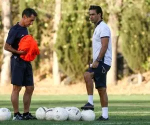 حیرت گابریله پین از حواشی تمرین امروز استقلال