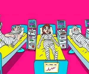 هوش تصویری؛ صف اول باهوشا بگن کدوم از این افرادی که تو آی سی یو بسترین مرده؟