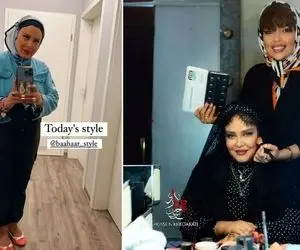 چهره باورنکردنی "بهاره رهنما" که انگاری کَلشو فرو کردن تو لوازم آرایش؛ پارادوکسِ تیپو!