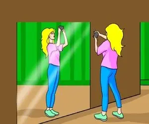 بازی فکری؛ باید هوش الماسی داشته باشی تا مشکل دختر تو آینه رو پیدا کنی