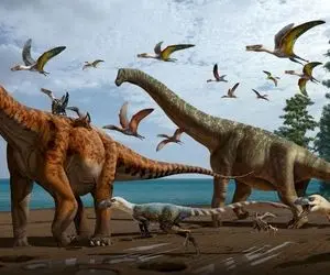 مستند حیات وحش/دایناسور سالم از زیر زمین پدیدار شده