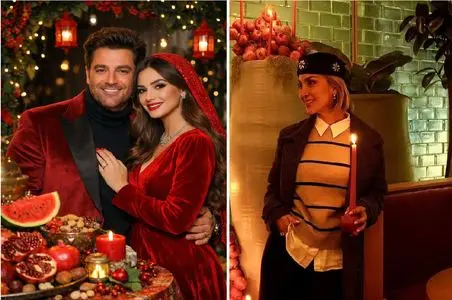 دنیای بازیگران؛ استایلایی که هنرمندا تو شب یلدا زدن / همشون خوشتیپ و لوکسنا