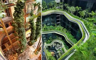 معماری پایدار خلاقانه؛ پروژه بی نظیر نیاوران که 120 درخت را در وجود خود نگه داشته