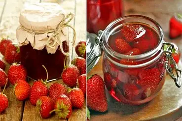 طرز تهیه مربای توت فرنگی خوش رنگ؛ با ذکر میزان دقیق شکر و ترفند جلوگیری از شکرک زدن