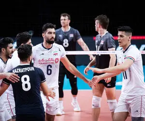 زمان بازی ایران آمریکا در لیگ ملتهای والیبال