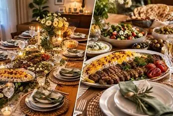 12 ایده چیدمان سفره یا میز شام مهمانی؛ خلاقیت و زیبایی برای داشتن یک نتیجه خوش ذوق
