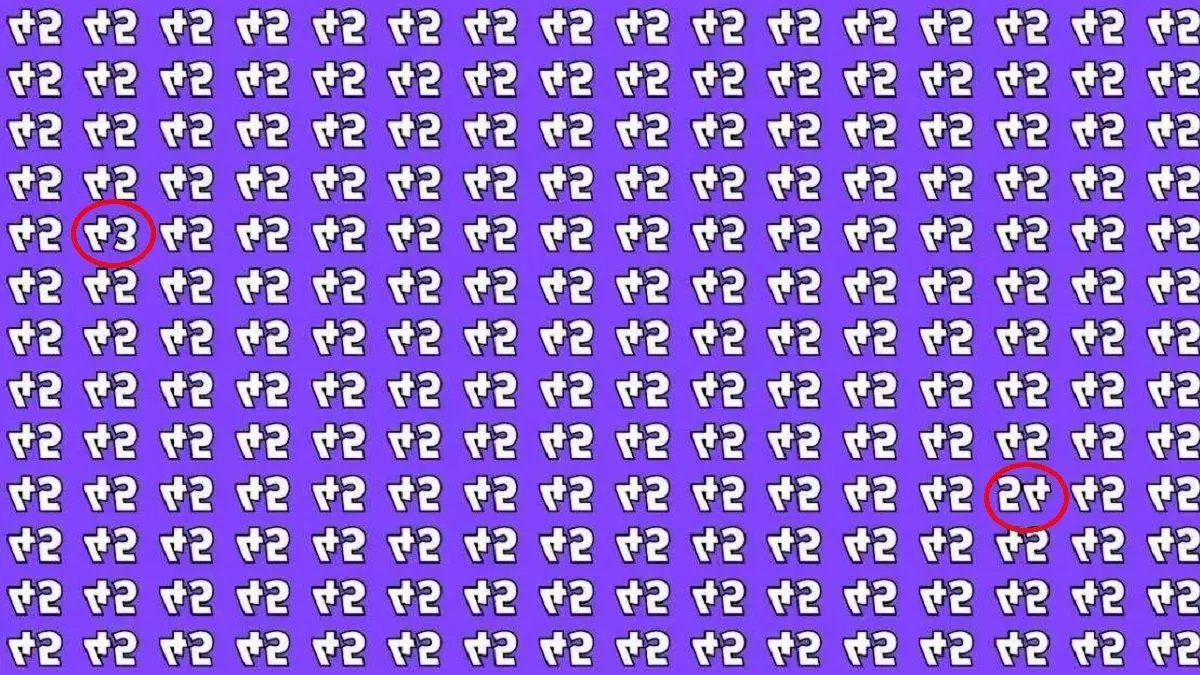 پاسخ-تست-بینایی-یافتن-اعداد-فرد-معکوس-۴۳-و-۵۴