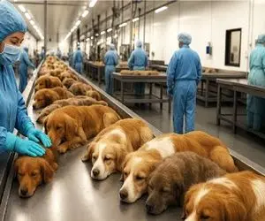 فرآوری سگ؛ سگ نازنازی رو چله و قربانی میکنن برا شکم سیری و ثروت