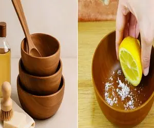 چطور ظروف چوبی رو مثل روز اول تمیز و خوشبو نگه داریم؟/ تمیزکاری چوبی‌ ها با روش اصولی