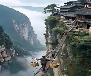 معماری خلاقانه؛ یه جا از کوه خونه ساختن که فقط و فقط باید نوه ی بروسلی باشی بتونی بری